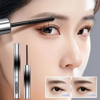 Mascara kim loại mỏng Lông không thấm nước lâu trôi Ít Mascara dài dày trang điểm Mascara