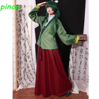 Poou Maomao Trang Phục Hóa Trang, Maomao Tím Apothecary Nhật Ký Cosplay, Anime Nhật Bản Xanh Hanfu Anime Maomao Cosplay Đầm Sinh Nhật