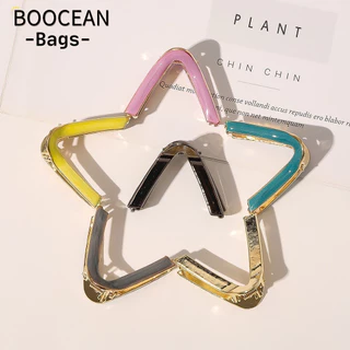 Kẹp tóc tam giác BOOCEAN, Công cụ tạo kiểu Acetate Kẹp móng vuốt tóc, Trang trí hình học Barrettes sang trọng