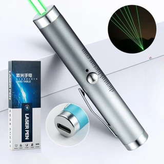 [Chính hãng] Bút Laze Laser Mini Sạc Type Tia Xanh Lá Vỏ Trắng- Đen 2024