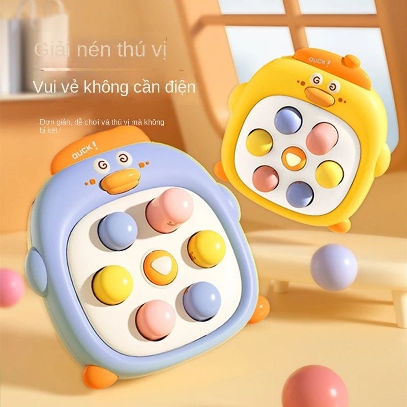 Đồ Chơi Cho Bé Đập Chuột Đáng Yêu, Đồ Chơi Trẻ Em An Toàn Máy Chơi Game Cầm Tay Mini Đa Năng Hỗ Trợ Giáo Dục Bé