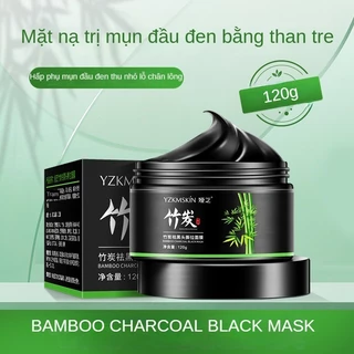 Mặt nạ lột than tre, dưỡng ẩm làm sạch sâu Loại bỏ mụn đầu đen Kiểm soát lỗ chân lông thu nhỏ dầu 120g