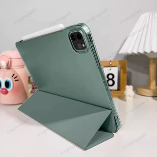 Dành Cho Xiaomi Pad 6 Pro 11inch Mi Pad 6 Redmi Pad SE 11 inch Flip Stand Da PU Matte Hard Clear PC Bảo Vệ