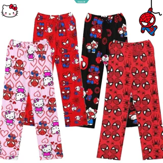 Quần Ngủ Sanrio Hello Kitty Nam Nữ Xuân Hè Mỏng Phần Quần Nhà Thông Thường Đáy Quần Người Nhện Quần Ngủ Chống Muỗi Đi Bộ [GM]