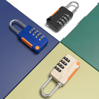 Khóa mật khẩu Khóa móc kết hợp số hóa mặt số hành lý Mini an toàn chống trộm cho ba lô