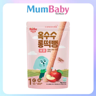 [Deal sốc] Bánh Gạo Hữu Cơ Ăn Dặm Cho Bé Thanh Dài BeBedang Hàn Quốc 30g Cho Bé Từ 6 Tháng