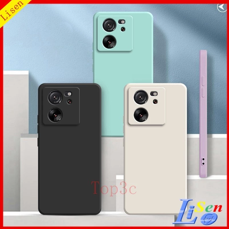 Ốp lưng Xiaomi 13T Pro 5G / 12T Pro / 10T Pro / Xiami 13 / Xiaomi 12 / Mi 11 lite / Xiami 11T Pro Vỏ điện thoại silicon lỏng màu trơn chống rơi YT