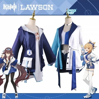 Genshin Impact Yoimiya  Hutao Cosplay Costume Game dress Anime Halloween Clothing