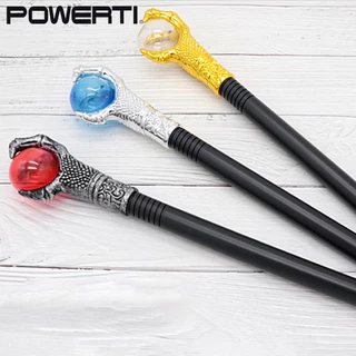 2024!! Halloween Scepter Cane Prop Trang Trí Móng Vuốt Với Bóng Phù Thủy Đũa Phép Trẻ Em Cosplay Trang Phục Phụ Kiện