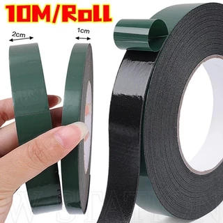 Băng keo hai mặt 10M / cuộn ​- Băng keo xốp đen phim xanh ​- Dải xốp tự dính chắc chắn ​- Chống thấm nước, không đánh dấu ​- Băng dán cố định đa chức năng