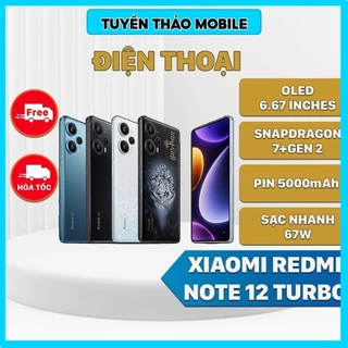 Điện thoại Xiaomi Redmi Note 12 Turbo ( Bảo Hành 3 Tháng Lỗi 1 Đổi 1) - Chip Snapdragon 7+ Gen 2