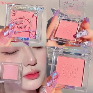 Đơn Sắc Matte Blush Palette Trong Suốt Vỏ Laser Cheek Contour Powder Vỏ Vuông Nhỏ Dễ Thương Blusher Lâu Dài Đỏ Cheek Tint Đào Đỏ Hồng Khoáng Bột Mỹ Phẩm Nữ