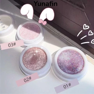 Phấn mắt màu tím, Phấn mắt lấp lánh Pearlescent Super Shining, Trang điểm làm sáng mắt lấp lánh lâu dài đẹp mắt