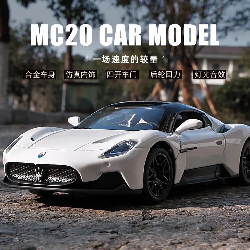 Mô Hình Xe Ô Tô Mô Hình 1: 24 Maserati MC20 Mô Hình Xe Ô Tô Mô Hình Hợp Kim Xe Ô Tô Đồ Chơi Trẻ Em Thể Thao Bộ Sưu Tập Xe Đồ Trang Trí Bé Trai Quà Tặng