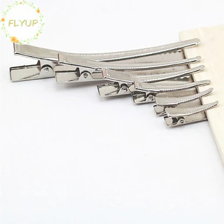 Flyup 50 Chiếc Kim Loại Cá Sấu Kẹp Tóc Nơ Răng Barrette Cá Sấu Kẹp DIY Kẹp VN