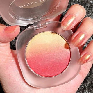 Phấn má hồng Gradient Chống thấm nước Bột tinh tế Dễ dàng tô màu Trà bẩn Gradient Blush Palette