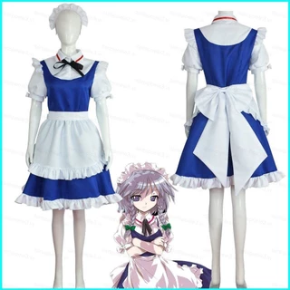 Star3 Touhou Project Shrine Maiden Izayoi Sakuya người giúp việc trang phục cosplay vải Halloween trang phục dự tiệc