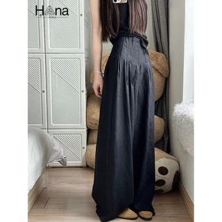 Hana quần ống rộng Quần Túi Hộp Thoải mái fashionable Thanh lịch comfortable WFK2430AOR 11Z240316