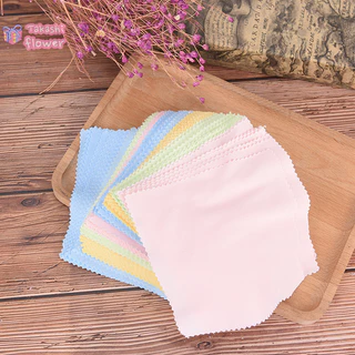 Set 10 Khăn Lau Kính / Màn Hình Điện Thoại / Máy Ảnh Bằng Sợi Microfiber