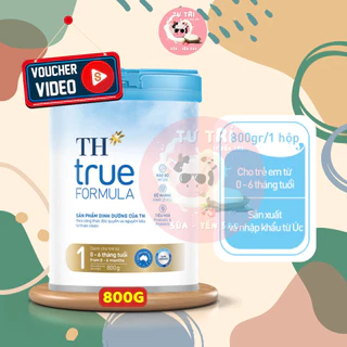 Sữa Bột TH TRUE MILK FORMULA số 1 lon 800g ( 0 - 6 tháng tuổi ) Date 2025