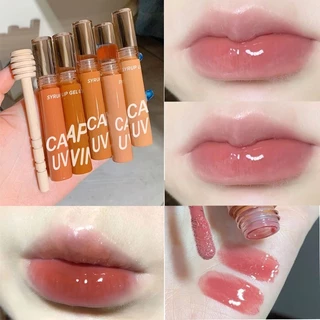 Cá tuyết Phong Cách Mới Lip Glaze Son Môi Nước Bóng Son Bóng Dưỡng Ẩm Son Môi