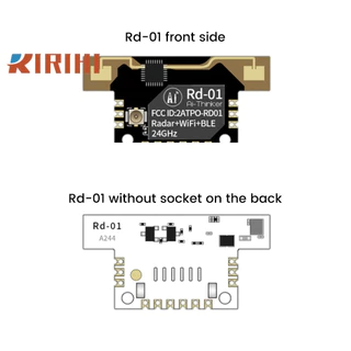 RIRIHI Rd-01 24G Radar Mô-đun cảm biến cơ thể con người / Radar + WiFi + Mô-đun BLE Cảm biến sóng 24G Mô-đun Radar