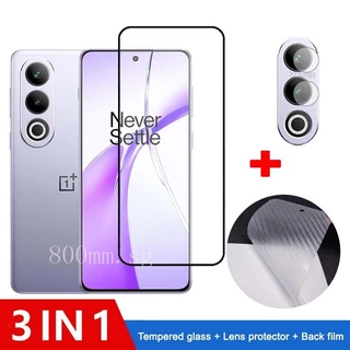 Kính Cường Lực 3 Trong 1 Bảo Vệ Màn Hình Cho OnePlus Ace 3V 3 2 Pro 2V Nord CE 4 3 Lite N30 SE 5G Phim Kính Và Mặt Sau Bảo Vệ Ống Kính