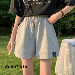 Quần short nữ thường ngày, quần mỏng, mỏng và rộng mùa hè  ♥Julia Tata♥