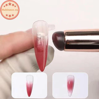 Tater Nail Arts Silicone Applicator Sticks Có Thể Tái Sử Dụng Chrome Long Lanh Áp Dụng Dụng Cụ Làm Móng Tay Mới Easy-Daub Pigment Silicone Nail Brush VN