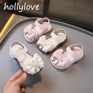 hollylove giày búp bê bé gái Giày búp bê da cho bé gái chất liệu da PU mềm mại dễ vệ sinh có quai dán form chuẩn màu sắc vintage thời trang thoải mái 2024 NEW CXB2440AL4 15Z240410