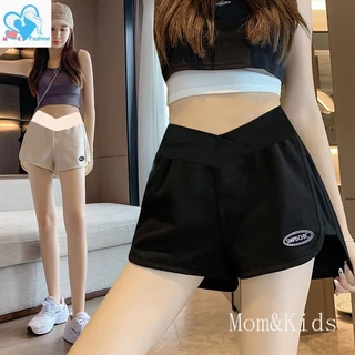 Mẹ & Trẻ Em 40-100KG Plus Kích Thước Quần Bà Bầu Phong Cách Mới Quần Legging Bà Bầu Quần Short Đeo Chéo Thấp-Waist Trang Phục Bà Bầu #Seluar Mengandung