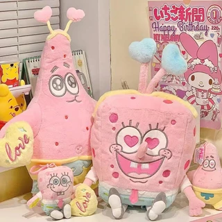 Influencer ins Pink SpongeBob SquarePants Búp bê, SpongeBob SquarePants Đồ chơi sang trọng, Gối búp bê ngủ