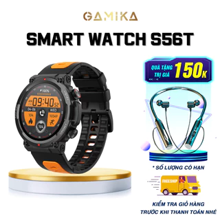 Đồng hồ thông minh S56T, Smart Watch thời trang, màn hình cảm ứng, gọi điện chống nước cho cả nam và nữ