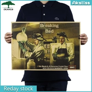 Poster Phim Breaking Bad Phong Cách Retro Mỹ 51.5x36cm