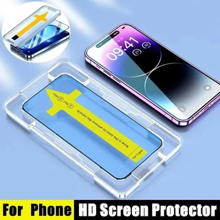 Set 2 Kính Cường Lực Bảo Vệ Màn Hình Điện Thoại iPhone 15 14 13 12 11 Pro Max 6 7 8 Plus X XS XR SE Kèm Phụ Kiện