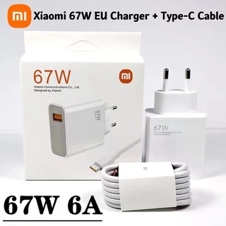 Bộ Sạc Nhanh Xiaomi 67w Zin Có Mi Charge Turbo Kèm Dây Sạc Xiaomi Type C Bảo Hành Lỗi 1 Đổi 1 - Bảo Hành 12TH