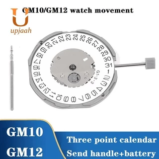 Bộ chuyển động GM12 / GM10 + Tay cầm Lịch ba điểm GM12 + Thay thế chuyển động đồng hồ cơ có độ chính xác cao ba chân 0Mm