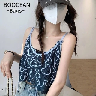 Áo Tank Strappy, 45-65KG Móc Rỗng Hoa Hottie Sling, Vải Lanh Cotton Co Giãn Gợi Cảm Innocent Nhìn Áo Vest Ngắn Mùa Hè