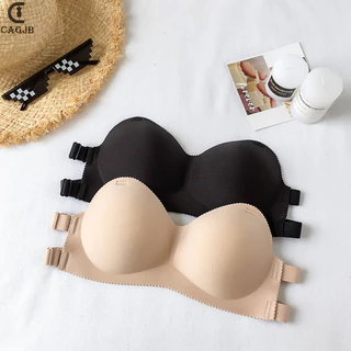 [Cagjb] Áo ngực gợi cảm Backless Vô hình quây Push Up Đồ lót liền mạch Áo ngực quây YOMG