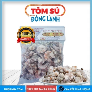 Tôm Sú Biển Lột Nõn Đông Lạnh Thiện Nhà Tôm Túi 1kg