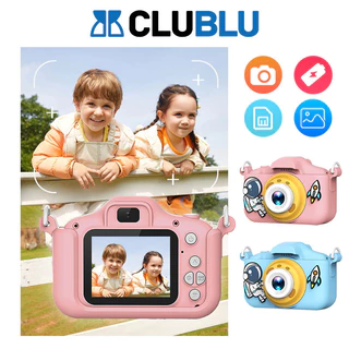 -CLUBLU- Máy Ảnh Kỹ Thuật Số Mini Cho Bé Camera-008 Digital HD Cute Phi Hành Gia 20Triệu Pixel 1920P