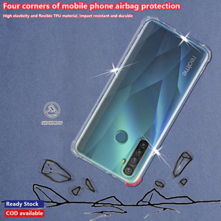 Realme 5 Pro RMX1971 Cao Su Mềm Linh Hoạt Pha Lê Trong Suốt Mỏng Bảo Vệ Thạch Vỏ Tăng Cường Góc Chống Sốc Ốp Lưng Trong Suốt