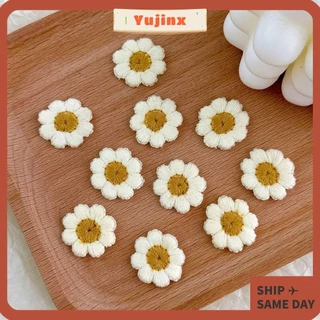 Yujinx 20 Cái / lốc Miếng Dán Hoa Nhỏ, May DIY Thêu Miếng Dán Dễ Thương Mũ Quần Áo Phụ Kiện Quần Áo Táo