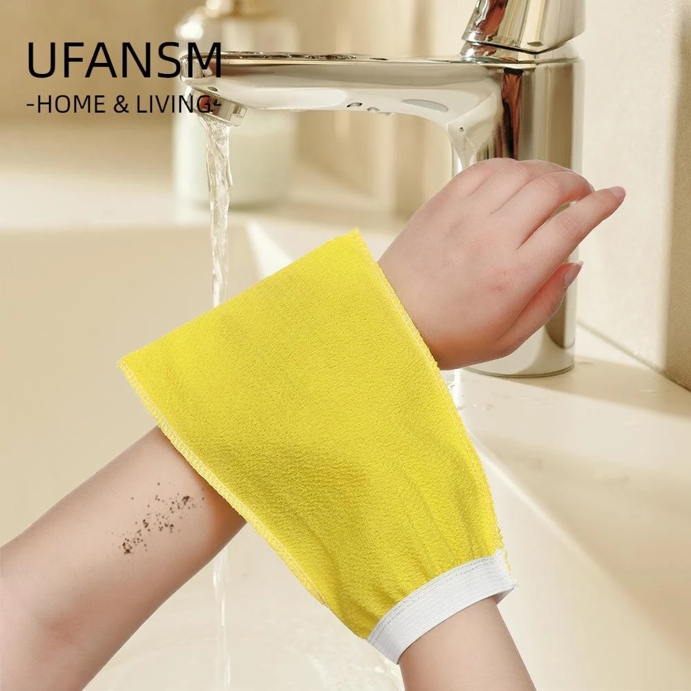 UFANSM tay tẩy tế bào chết cho da khi tắm/ spa tiện dụng