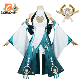 Anime Trò Chơi Genshin Tác Động Cô Gái Phiên Bản Xiao Cosplay Trọn Bộ Trang Phục Dài Tay Đầm Đảng Biểu Diễn Trang Phục Đồng Phục