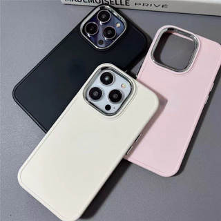 Ốp Điện Thoại Silicone Mềm Viền Kim Loại Mạ Điện TPU Chống Sốc Cho iPhone 15 14 13 12 11 Pro Max Plus X XS Max XR 7 8 Plus SE2020