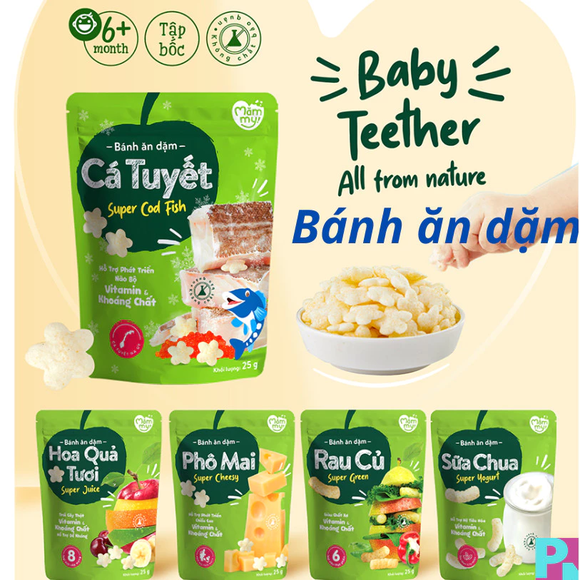 Bánh Ăn Dặm Mămmy 25g Cho bé trên 6 Tháng