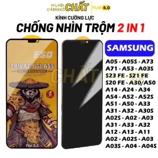 Kính cường lực chống nhìn trộm SamSung A15 A25 A03s A72 A73 A12 A13 A14 A34 A54 A23 A33 A53 A22 M51 A52s A52 5G A51 A32