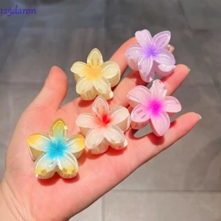 Daron1 Trứng Hoa Móng Vuốt Tóc, Phụ Kiện Tóc Nhỏ Hoa Tóc Cua Kẹp, Vintage Gradient Màu Tóc Barrettes Mini Vuốt Tóc Cưới