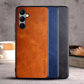 Ốp Lưng Cho samsung Galaxy a54 A34 A24 A14 A15 A25 A35 5G coque Da Vintage Sang Trọng Da Điện Thoại funda Cho samsung a54 ốp Lưng